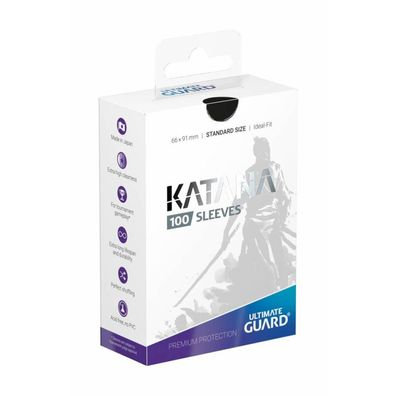 Ultimate Guard Katana Sleeves Standardgröße Schwarz (100)