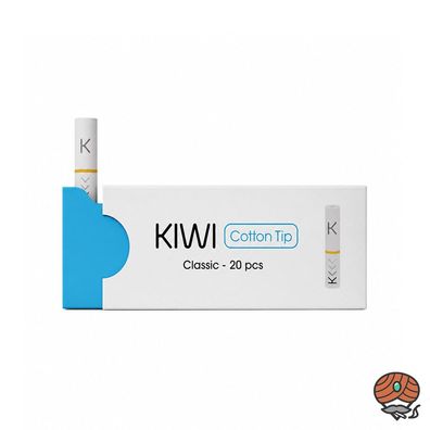 KIWI Cotton Filter Sticks Classic White à 20 Stück
