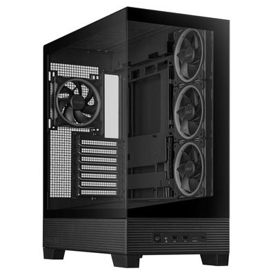 ASUS A31 PLUS TG ARGB , Tower-Gehäuse (schwarz, Tempered Glass x 2)