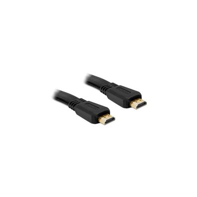 DELOCK HDMI Flachkabel Ethernet A -> A St/St 2.00m 4K