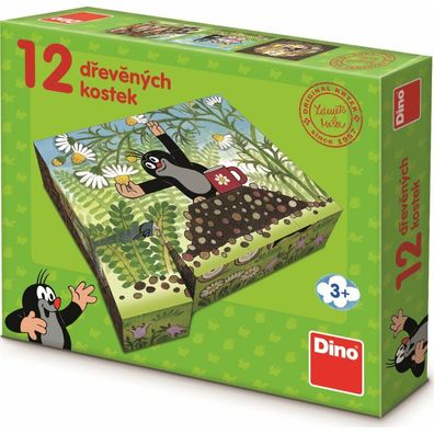 DINO Mole und Freunde, 12 Würfel
