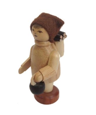 Miniaturfigur Holzfigur Buschweibel Höhe=6,5cm NEU Seiffen Erzgebirge Dekoration