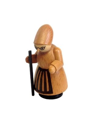 Miniaturfigur Holzfigur Hexe Höhe=5,5cm NEU Seiffen Erzgebirge Dekoration Holzfi