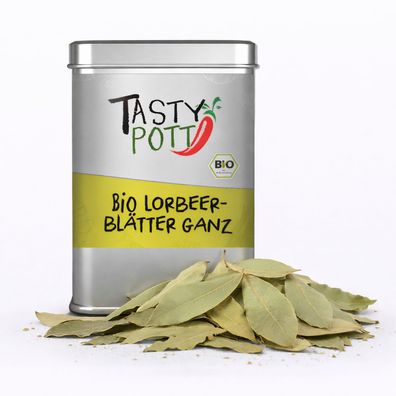 Tasty Pott Bio Lorbeerblätter getrocknet - 5g Dose