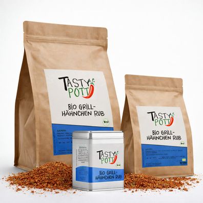 Tasty Pott Bio Grillhähnchen Rub - verschiedene Größen im Beutel