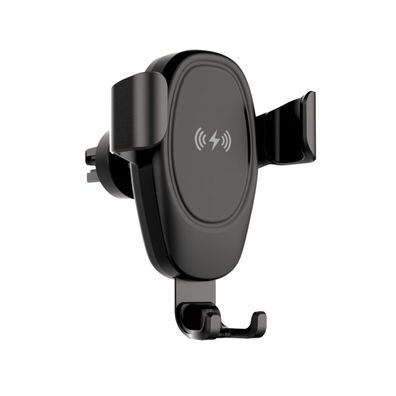 Setty IUS-01 Auto-Handyhalterung Schwarz mit 10 W Ladefunktion Schwerkraftmechanis