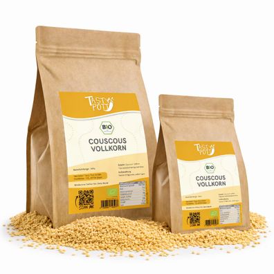 Tasty Pott Bio Vollkorn Couscous - 1kg Beutel