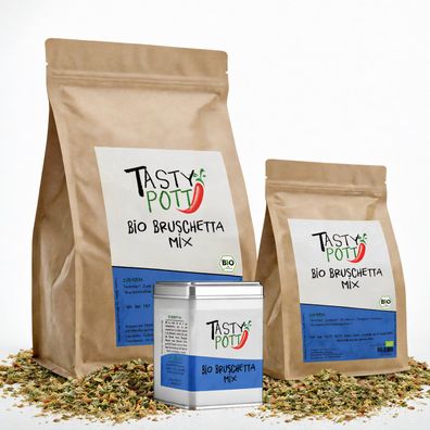 Tasty Pott Bio Bruschetta Mix Gewürzmischung - im Beutel