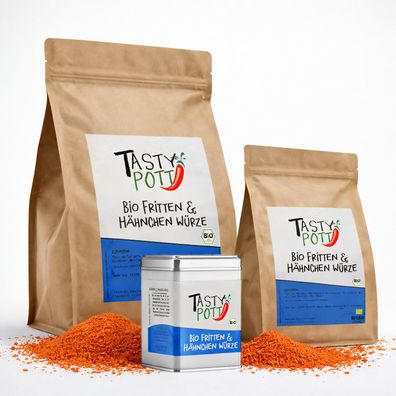 Tasty Pott Bio Fritten & Hähnchen Würze -im Beutel
