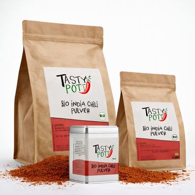 Tasty Pott Bio India Chili gemahlen - im Beutel