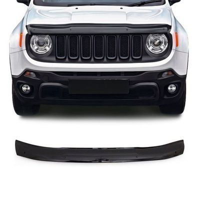 Motorhaube Deflektor Insekten Steinschlagschutz für Jeep Renegade 2014-20 Dunkel