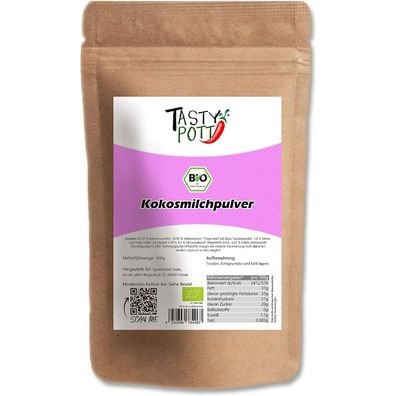 Tasty Pott Bio Kokosmilchpulver - im Beutel