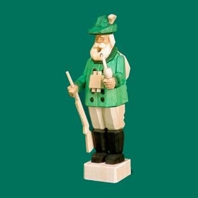 Räucherfigur Förster geschnitzt Höhe 25cm NEU Rauchen Rauchfigur Rauchmann