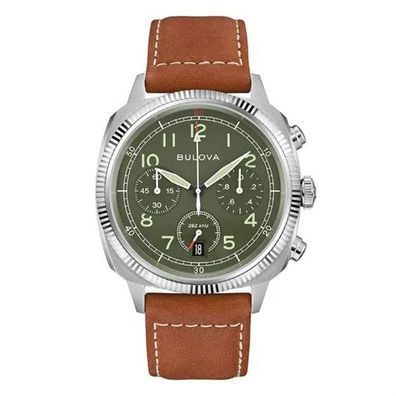 BULOVA – 96B482 – Bulova Mann Militäruhr aus Stahl 96B482