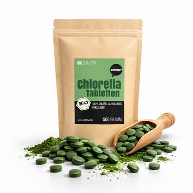 Wohltuer Bio Chlorella Tabletten - 500g
