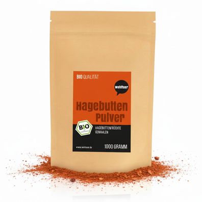 Wohltuer Bio Hagebuttenpulver - 1kg