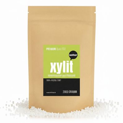 Wohltuer Birkenzucker Xylit aus Finnland - 2000g
