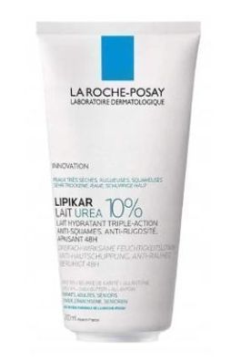 La Roche-Posay Lipikar Urea 10% Feuchtigkeitsmilch fuer den Koerper, mit 10% Urea,