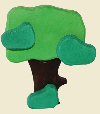 Holzfigur Baum klein Höhe 9cm NEU Figuren Schnitzen Holz Wald Figur Kirche