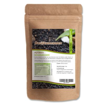 Mynatura Basilikumsamen - (500g)
