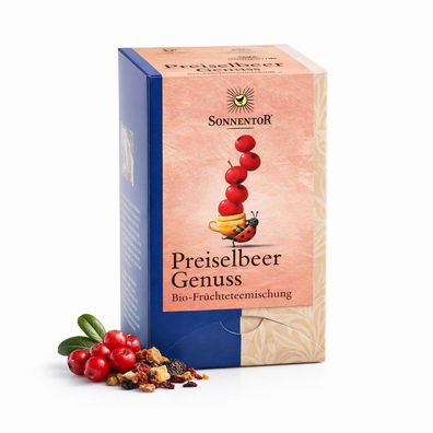 Sonnentor Bio Preiselbeer Genuss Früchtetee - 40g