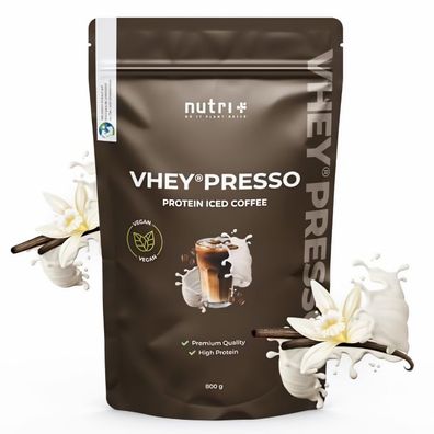 Nutri + Coffee - Vheypresso Eiweiß Kaffee mit Koffein ab 800g