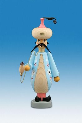 Räucherfigur Türke Blau Höhe 23cm NEU Räuchermann Rauchmann Räucherkerze Rauchen