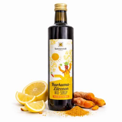 Sonnentor Bio Kurkuma-Zitronen Sirup (500ml)