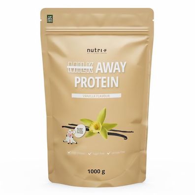 Nutri+ Veganes Proteinpulver - Milk Away Vegan Protein ohne Soja 1000g Beutel