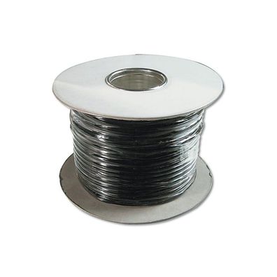 Digitus Telefonkabel Flachband, 6-adrig, 100m, AWG 26, sw