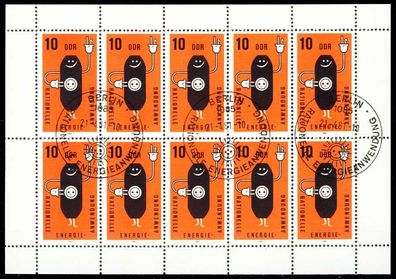 DDR BLOCK Kleinbogen Nr 2601KB Kleinbg S519322
