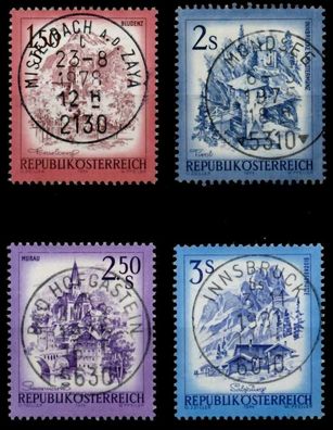 Österreich DS Schönes ÖSTERR. Nr 1439-1442 ZENT X805202