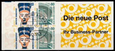 BRD Markenheftchen Nr MH 28boZ gestempelt X962362
