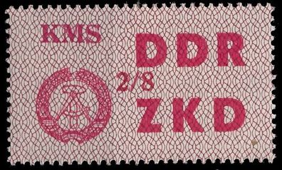 DDR DIENST Laufkontrollzettel Nr 38 2 08 - VIII X1C4F7E