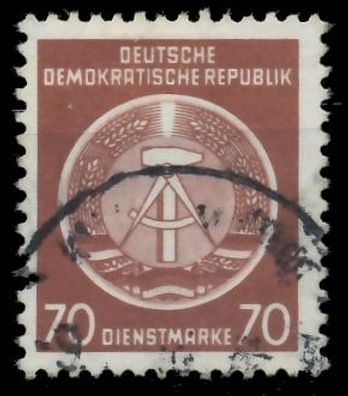 DDR DIENST HAMMER ZIRKEL Nr 16XII gestempelt X1CD816