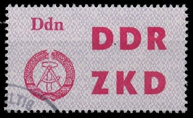 DDR DIENST Laufkontrollzettel Nr 3 gestempelt X1CD96E