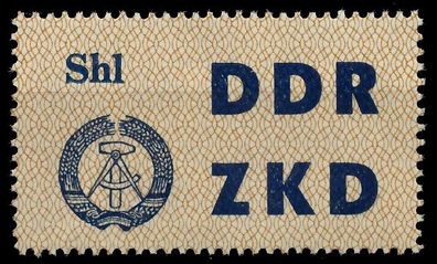 DDR DIENST Laufkontrollzettel Nr 14 postfrisch SC949C2