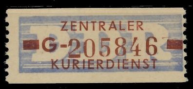 DDR DIENST Wertstreifen Nr 20G postfrisch X1CDA8A