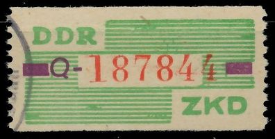 DDR DIENST Wertstreifen Nr 24Q gestempelt X1CDAE6
