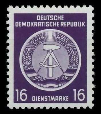 DDR DIENST HAMMER ZIRKEL Nr 7XI postfrisch X1D2742