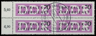 DDR DIENST Verwaltungspost-a ZKD Nr 9 gestempelt Viererb X1D290A