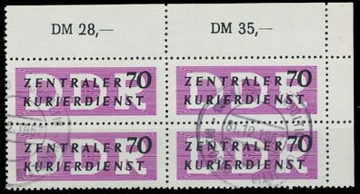 DDR DIENST Verwaltungspost-a ZKD Nr 9 gestempelt Viererb X1D293E