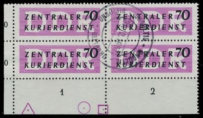 DDR DIENST Verwaltungspost-a ZKD Nr 9 gestempelt Viererb X1D2946