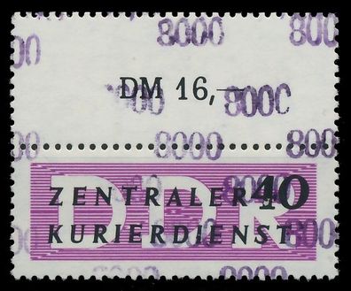 DDR DIENST Verwaltungspost-a ZKD Nr 12 N8000L ungebraucht X1D2B6E
