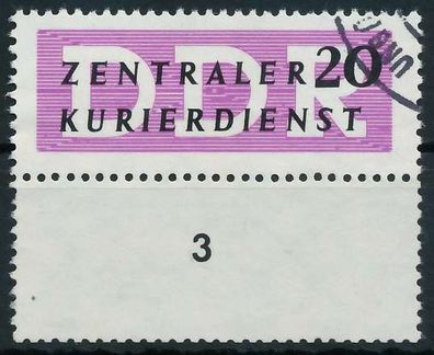 DDR DIENST Verwaltungspost-a ZKD Nr II L gestempelt SENK X1D2D66