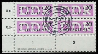 DDR DIENST Verwaltungspost-a ZKD Nr II DV L gestempelt S X1D2D72