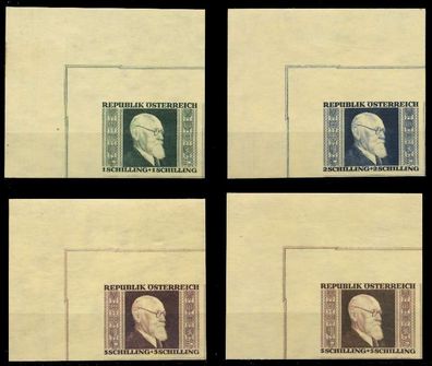 Österreich 1946 Nr 772B-775B postfrisch ECKE-OLI X1E8D5A
