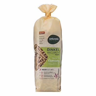 Naturata Bio Maccaroni kurz, Dinkel Hell 500 gr - 500.0g