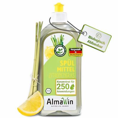 AlmaWin Spülmittel Zitronengras 1er Pack - 500.0ml