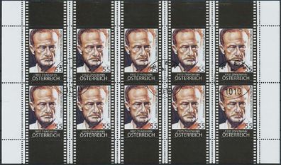 Österreich BLOCK Kleinbogen Nr 2803 gestempelt Kleinbg X21A186